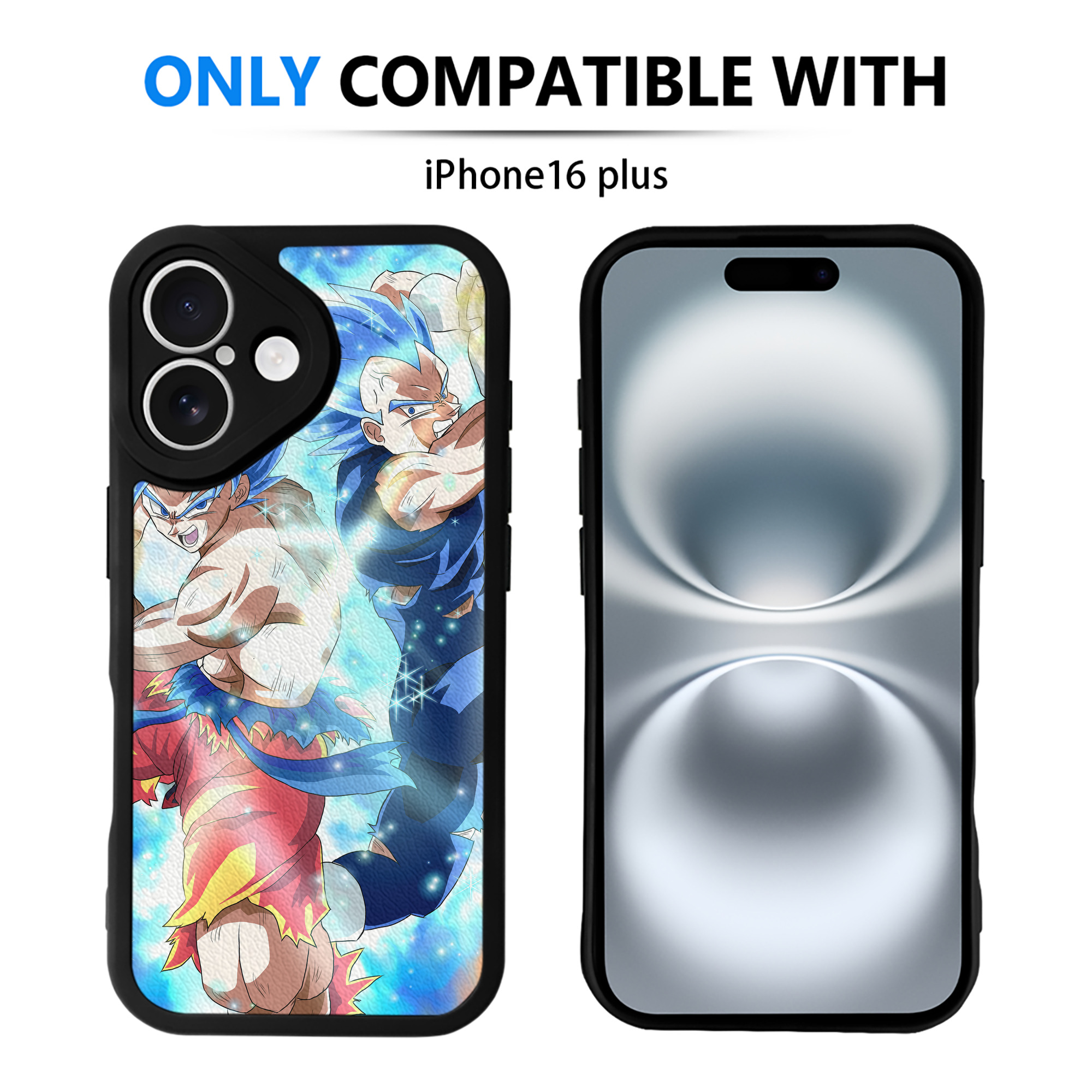 （画像用） ドラゴンボール DRAGON BALL 【iPhone 16シリーズ対応】シリコンスマホケース（レザー調） 材質：シリコン